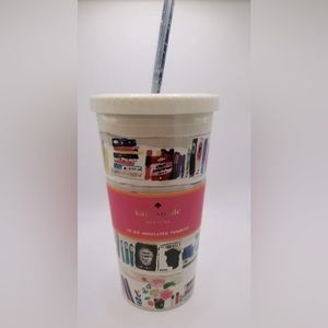 *BNWT* Kate Spade like a book insulated drinking tumbler